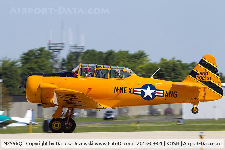 N2996Q, 1950 North American T-6G Texan C/N 168-175, North American T-6G Texan  C/N 49-3071, N2996Q
