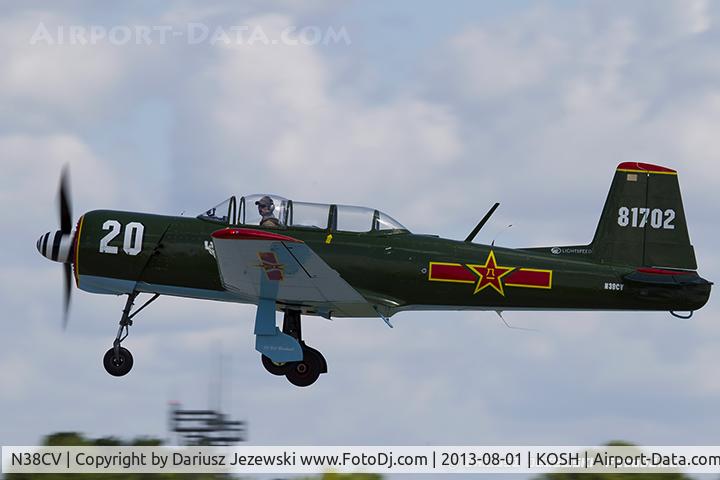 N38CV, Nanchang CJ-6 C/N 2432073, Nanchang CJ-6  C/N 2432073, N38CV