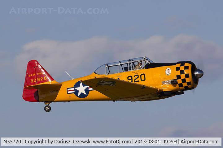 N55720, North American T-6G Texan C/N 168-24, North American T-6G Texan 