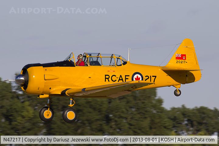 N47217, 1951 Canadian Car & Foundry Harvard MK IV C/N CCF4-8, Canadian Car & Foundry Harvard Mk.IV  C/N CCF4-8, N47217