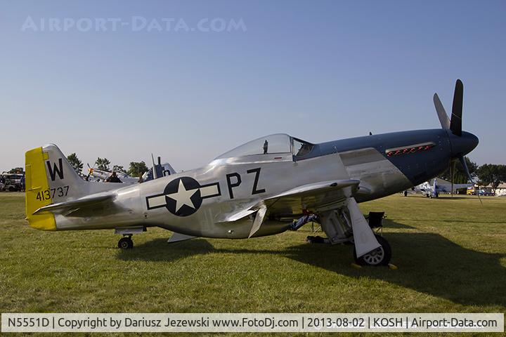 N5551D, North American P-51D Mustang C/N 124-48258 (45-11495), North American P-51D Mustang 