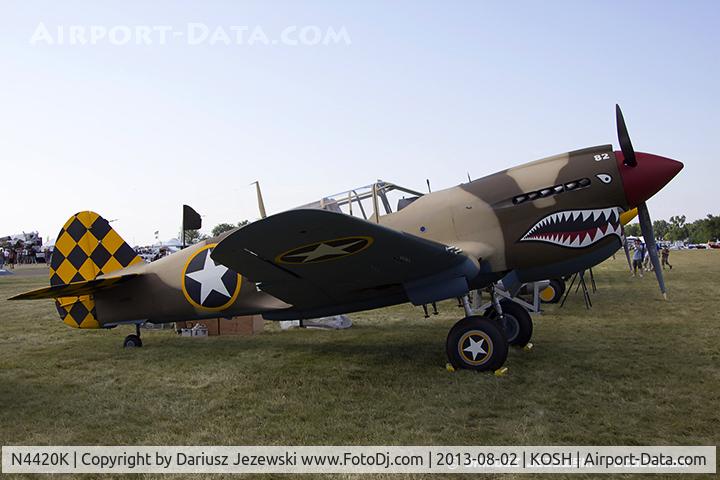 N4420K, Curtiss P-40E Warhawk C/N AK75315134, Curtiss P-40E Warhawk  C/N AK75315134, N4420K