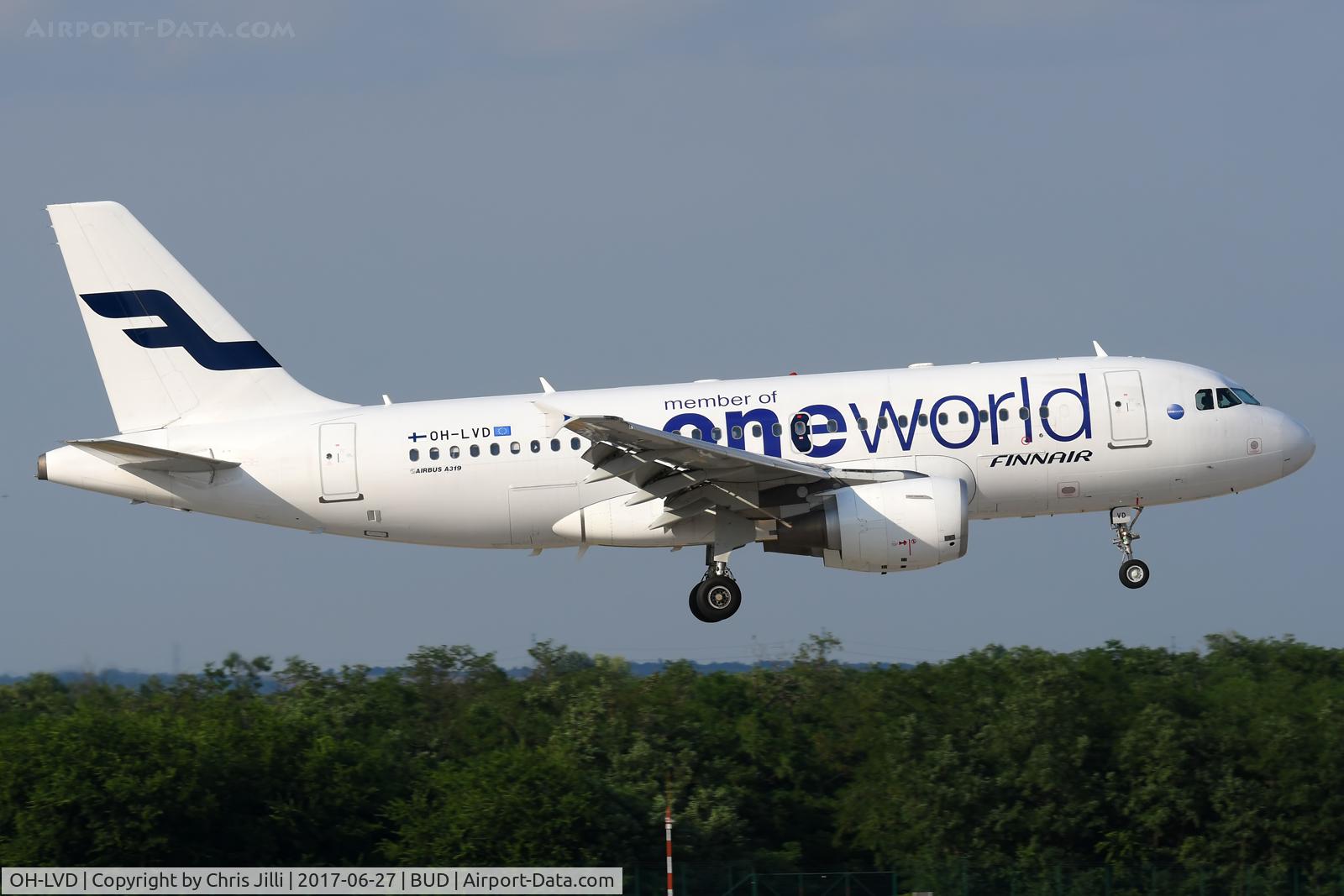 OH-LVD, 2000 Airbus A319-112 C/N 1352, Finnair