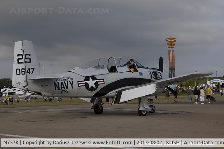 N757K, 1954 North American T-28C Trojan C/N 226-224 (140647), North American T-28C Trojan  C/N 140647, NX757K