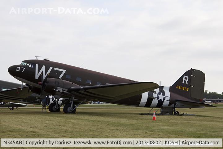 N345AB, 1943 Douglas DC3C-S1C3G (C-47A) C/N 13803, Douglas DC-3C-S1C3G  C/N 13803, N345AB