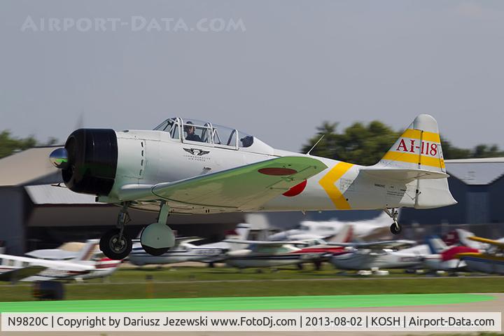 N9820C, 1945 North American SNJ-6 Texan C/N 121-43036, North American SNJ-6 Texan - Zero replica  C/N 112178, N9820C