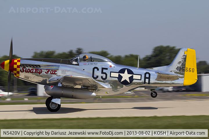 N5420V, 1944 North American/aero Classics P-51D C/N 44-74202, North American P-51D Mustang 