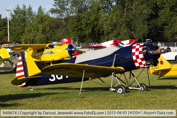 N49674, 1941 Ryan Aeronautical ST3KR C/N 1396, Ryan Aeronautical ST3KR  C/N 1396, N49674