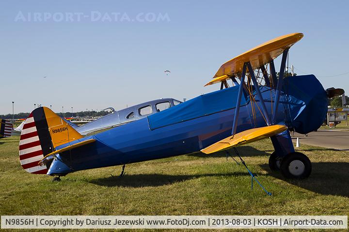 N9856H, 1943 Boeing A75N1(PT17) C/N 75-4988, Boeing A75N1(PT17) Stearman  C/N 75-4988, N9856H