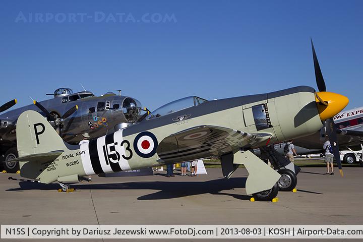N15S, 1953 Hawker Sea Fury FB.11 C/N 41H/696792, Hawker Sea Fury FB.11  C/N 41H/696792, NX15S