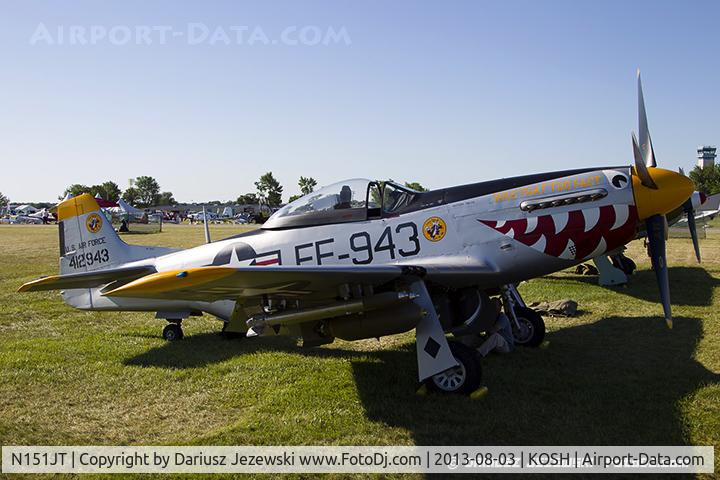 N151JT, 1944 North American P-51D Mustang C/N 122-31303, North American P-51D Mustang 