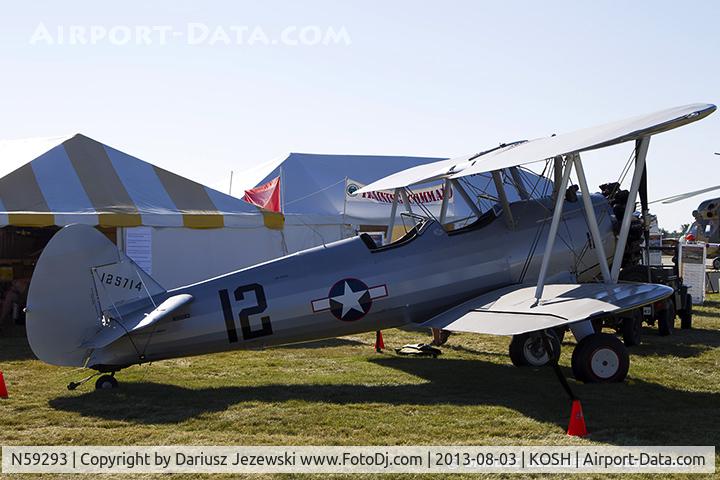 N59293, 1942 Boeing B75N1 C/N 75-3221, Boeing B75N1 Stearman  C/N 75-3221, N59293
