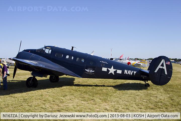 N167ZA, 1954 Beech C-45H Expeditor C/N AF-692, Beech C45H Expeditor 