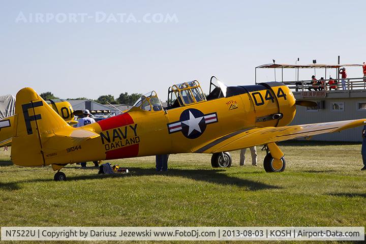 N7522U, 1952 Canadian Car & Foundry Harvard MK IV C/N CCF4-214, Canadian Car & Foundry Harvard Mk.IV  C/N CCF4-214, N7522U