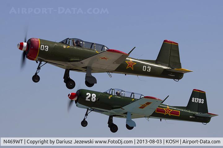 N469WT, 1985 Nanchang CJ-6A C/N 4132024, Nanchang CJ-6A  C/N 4132024, N469WT