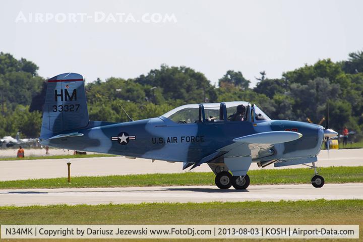 N34MK, 1953 Beech A45 C/N G-88, Beech A45 (T-34A) Mentor  C/N G-88, N34MK