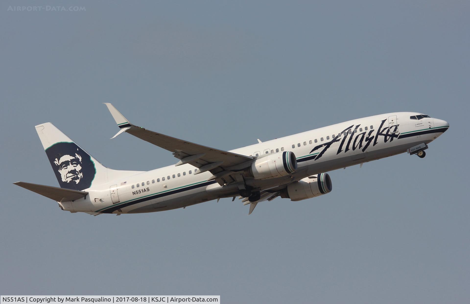 N551AS, 2006 Boeing 737-890 C/N 34593, Boeing 737-800