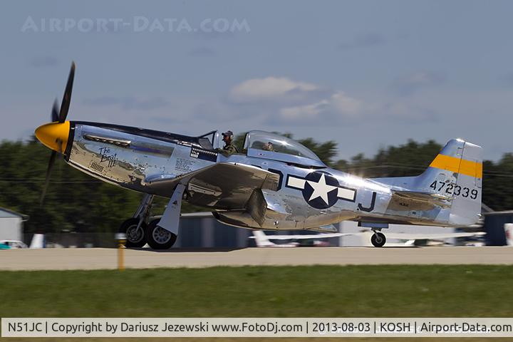 N51JC, 1944 North American P-51D Mustang C/N 122-38798, North American P-51D Mustang 