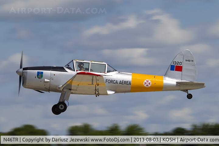 N46TR, 1955 De Havilland Canada DHC-1 Chipmunk C/N 1320, De Havilland Canada DHC-1 Chipmunk  C/N 1320, N46TR