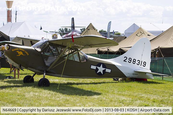 N64669, Stinson L-5 Sentinel C/N 76560, Stinson L-5 Sentinel 