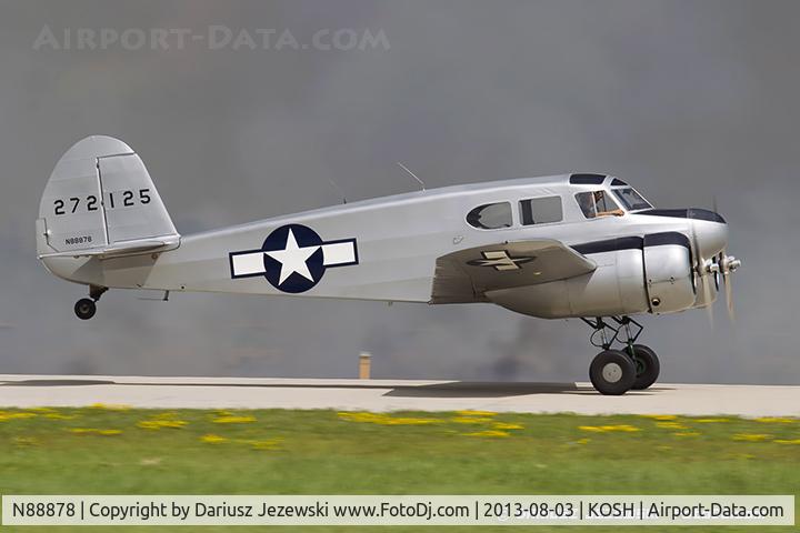 N88878, 1943 Cessna UC-78C (T-50) Bobcat C/N 4121, Cessna T-50 Bobcat 
