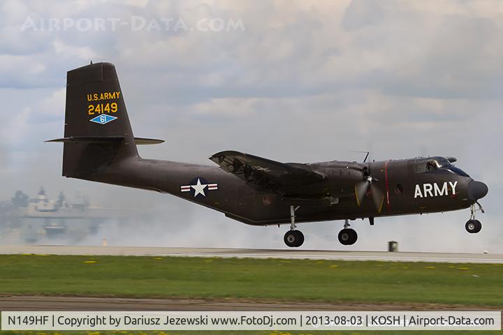 N149HF, 1962 De Havilland Canada DHC-4A Caribou C/N 85, De Havilland Canada C-7B Caribou 62-4149  C/N 85, N149HF
