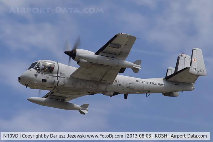 N10VD, 1968 Grumman OV-1D Mohawk C/N 162C, Grumman OV-1D Mohawk  C/N 162C, N10VD