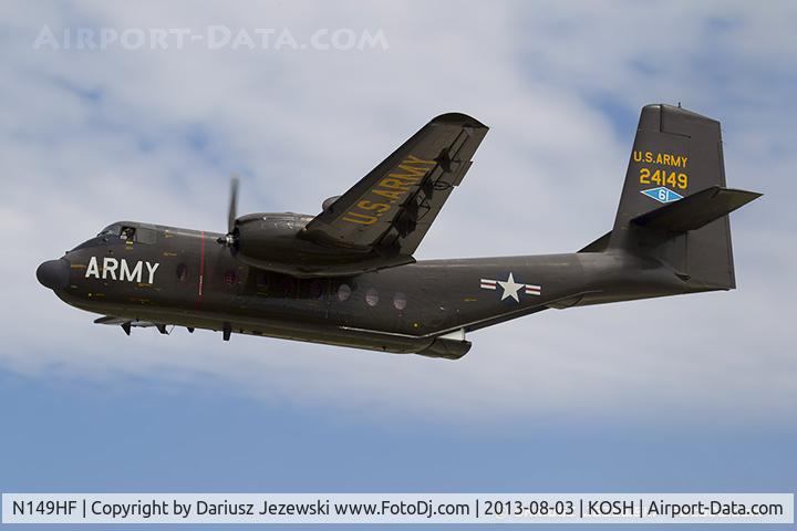 N149HF, 1962 De Havilland Canada DHC-4A Caribou C/N 85, De Havilland Canada C-7B Caribou 62-4149  C/N 85, N149HF