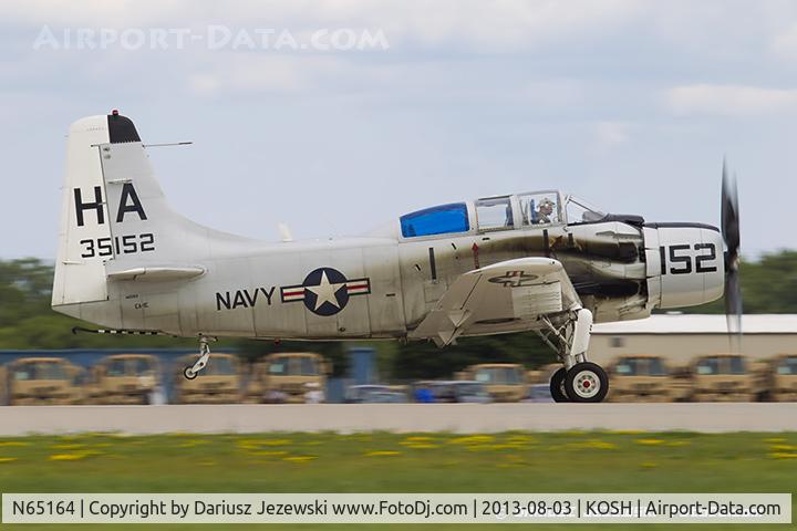 N65164, 1955 Douglas EA-1E Skyraider AD-5W C/N 55-471DH, Douglas EA-1E Skyraider  C/N 55-471DH, N65164