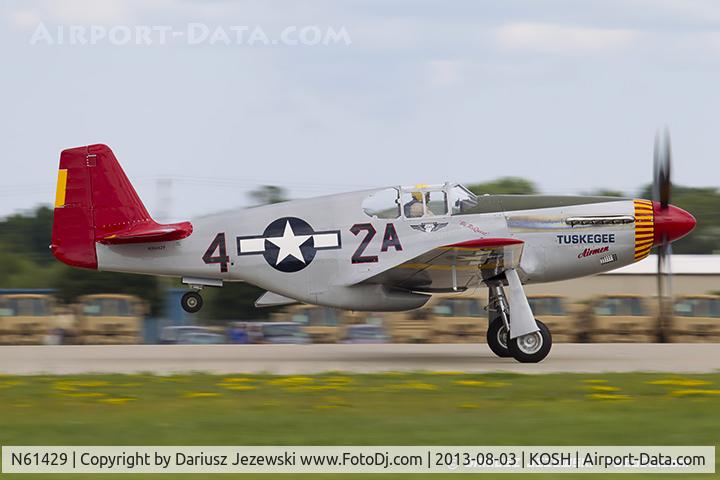 N61429, 1942 North American P-51C Mustang C/N 103-26199, North American P-51C Mustang 
