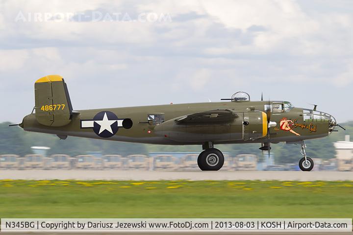 N345BG, 1944 North American TB-25N Mitchell C/N 108-47531, North American TB-25N Mitchell 