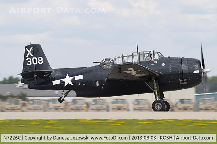 N7226C, Grumman TBM-3E Avenger C/N 85938, Grumman TBM-3E Avenger  C/N 85938, NL7226C