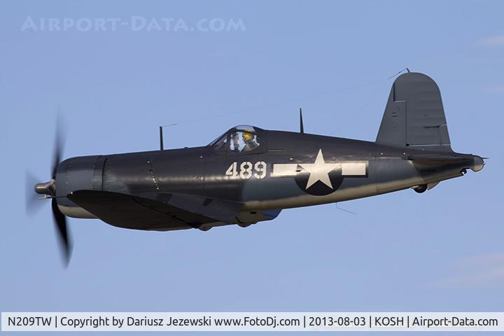 N209TW, Goodyear FG-1D Corsair C/N 3750, Goodyear FG-1D Corsair  C/N 3750 (92489), NX209TW