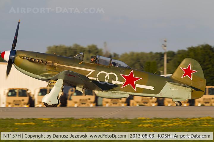N1157H, 1994 Yakovlev Yak-9U-M C/N 0470402, Yakovlev Yak-9U-M  C/N 470402, NX1157H