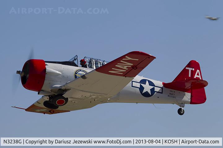 N3238G, 1959 North American SNJ-6 Texan C/N 121-43202, North American SNJ-6  Texan  C/N 112348, N3238G