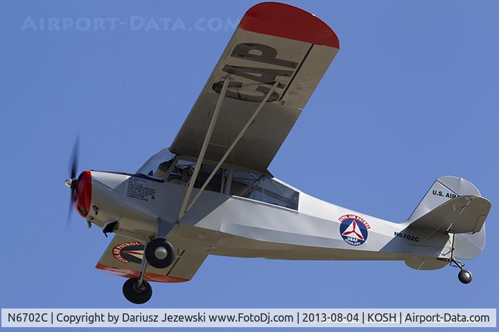 N6702C, Aeronca 7BCM C/N 7BCM488, Aeronca 7BCM Champion  C/N 7BCM488 , N6702C