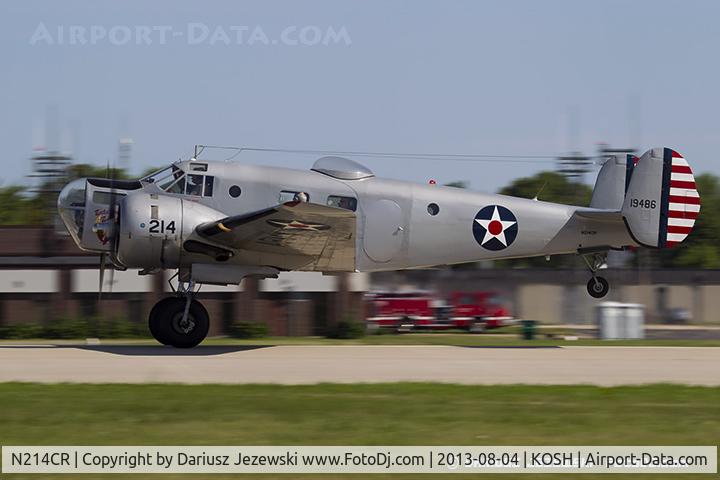N214CR, 1958 Beech AT-11 Kansan C/N 912, Beech AT-11 Kansas 