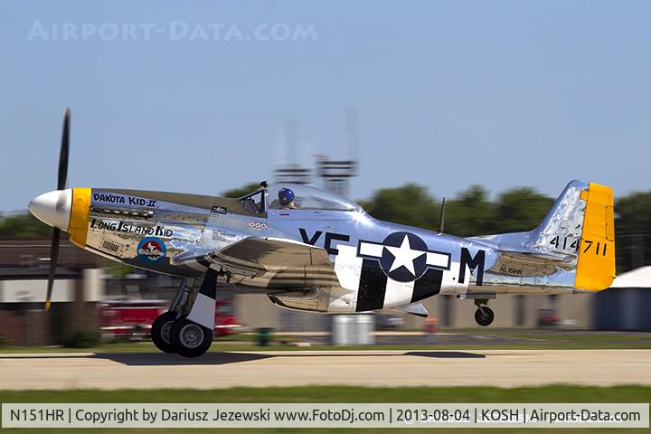 N151HR, 1945 North American P-51D Mustang C/N 12241064, North American P-51D Mustang 