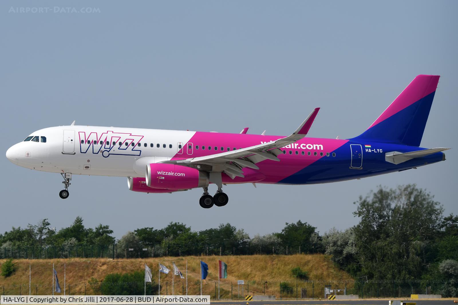 HA-LYG, 2013 Airbus A320-232 C/N 5539, Wizzair
