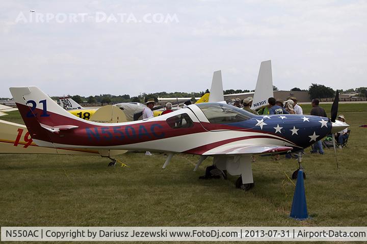 N550AC, 2005 Glasair II RG C/N 2459, Glasair II RG  C/N 2459, N550AC