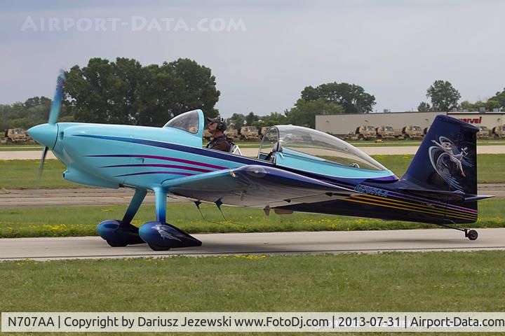 N707AA, 2012 Vans RV-8 C/N 80481, Vans RV-8  C/N 80481, N707AA