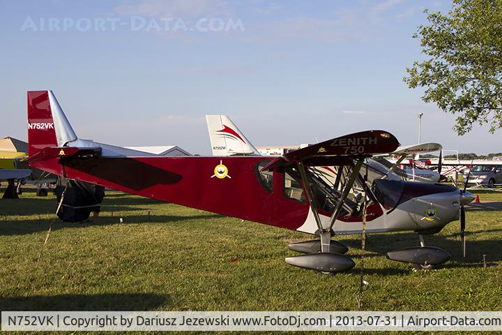 N752VK, 2012 Zenith STOL CH-750 C/N 75-8435, Zenith STOL CH-750  C/N 75-8435, N752VK