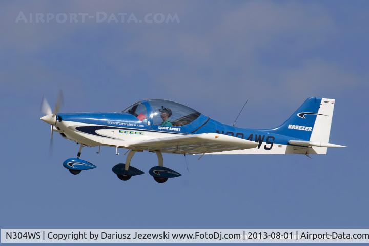 N304WS, 2008 Breezer Light Sport Aircraft C/N 007LSA, Breezer Light Sport Aircraft  C/N 007LSA, N304WS