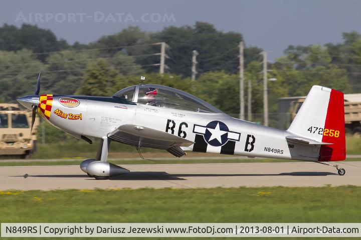 N849RS, 2006 Vans RV-8 C/N 81589, Vans RV-8  C/N 81589, N849RS