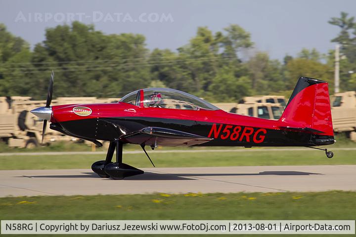 N58RG, Vans RV-8 C/N 80067, Vans RV-8  C/N 80067, N58RG
