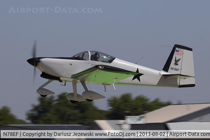 N78EF, 2007 Vans RV-7A C/N 72174, Vans RV-7A  C/N 72174, N78EF
