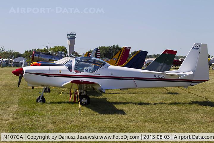 N107GA, 1992 Slingsby T-67C Firefly C/N 2079, Slingsby T-67C Firefly  C/N 2079, N107GA