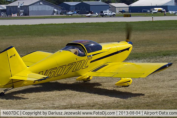 N607DC, 1991 Vans RV-6 C/N 20007, Vans RV-6  C/N 20007, N607DC
