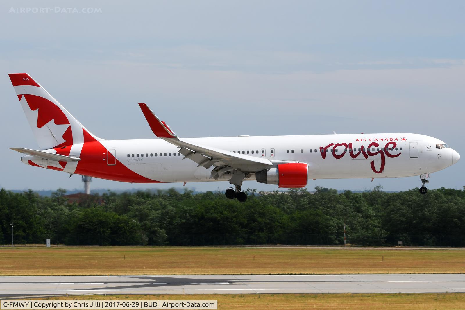 C-FMWY, 1995 Boeing 767-333/ER C/N 25587, Air Canada Rouge