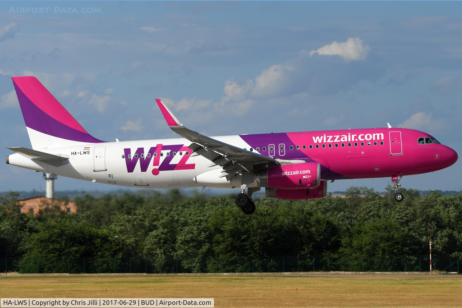 HA-LWS, 2013 Airbus A320-232 C/N 5608, Wizzair